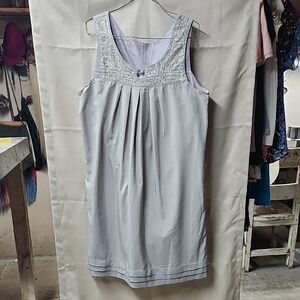 DKNY Womens Embroidered Dress Size S